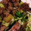 Simple steak salad