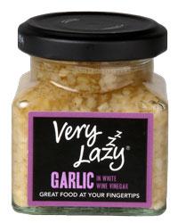 very lazy garlic - chopped garlic in a jar