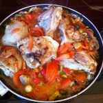 chicken with olives and tomato