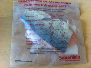 ready to cook fish in a bag from SuperValu