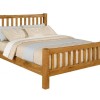 Denver American white oak bed frame