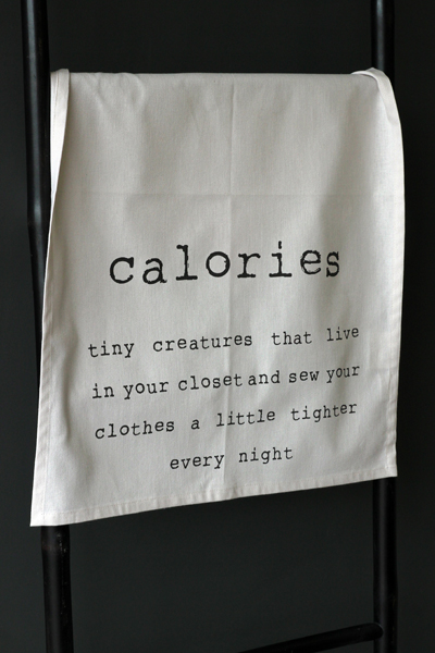 calories-tea-towel