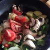 Bank Holiday Monday Brunch Cooking omelette prep