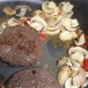 Simple Cooking Makes Me Happy Fresh burgers with mushrooms, shallots, chilli and garlic
