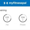 Tracking Carbs, Fibre and More With MyFitnessPal MyFitnessPal nutrient breakdown on home screen a feature available with premium accounts