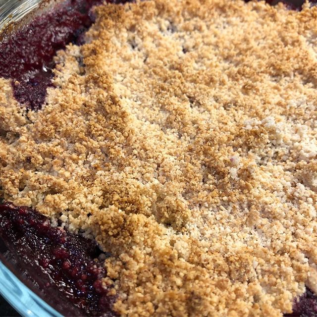 low carb crumble