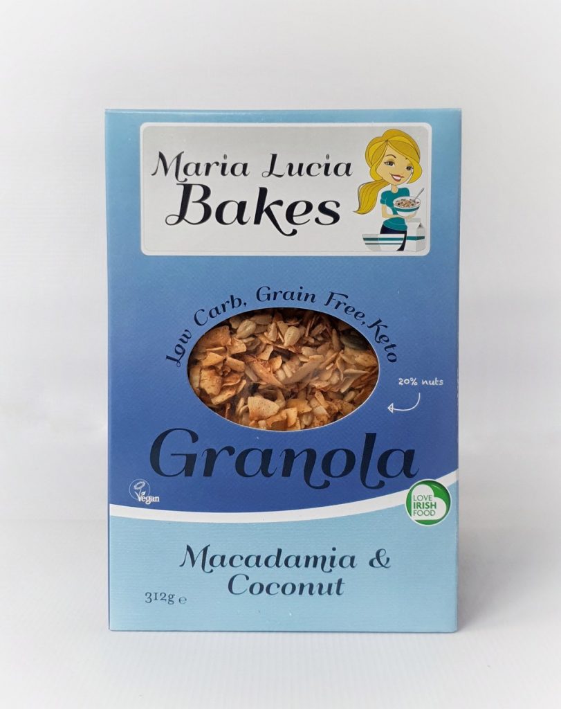 Maria Lucia Bakes low carb granola
macadamia and coconut